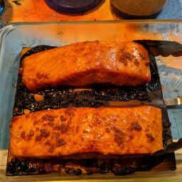 Jack Daniel's Cedar Plank Salmon