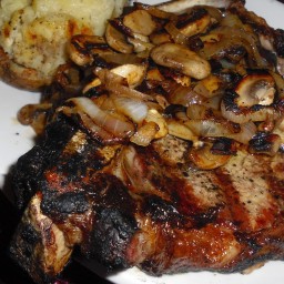 Jack Daniels Grilled Steak And Mushrooms