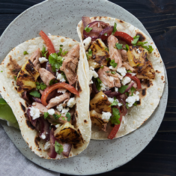 Jackfruit Tacos with Grilled Pineapple