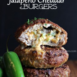 Jalapeno Cheddar Burgers (Turkey or Beef)