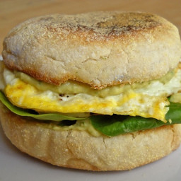 Jalapeno Hummus Breakfast Sandwich
