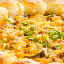 Jalapeno Popper Dip With Bread Ring