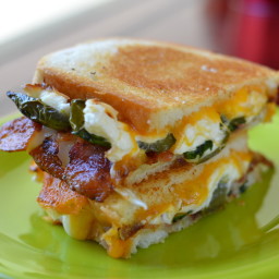 Jalapeno Popper Grilled Cheese