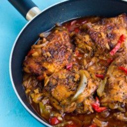 Jamaican brown stew chicken