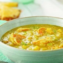 Jamaican Curried Shrimp and Mango Soup