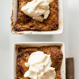 Jamaican Rum French Toast Bread and Butter Pudding Recipe