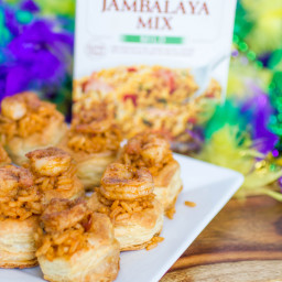 Jambalaya Cajun Shrimp Bites #SundaySupper