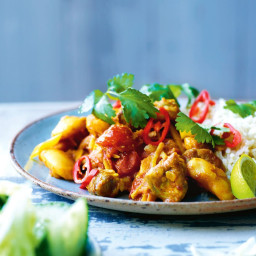 Jamie Oliver's fragrant chicken and butter bean curry