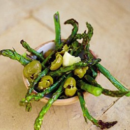 Jamie Oliver's Griddled Asparagus Tapas