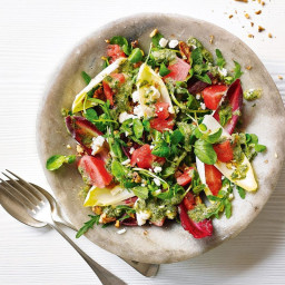 Jamie Oliver's summery watermelon salad