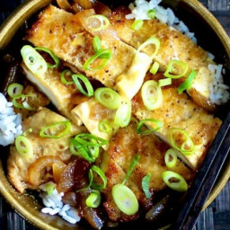 Japanese chicken katsudon recipe