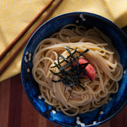 Japanese Mentaiko Spaghetti (Pasta With Spicy Cod Roe and Butter Sauce) Rec