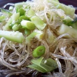 Japanese Noodle and Cucumber Salad