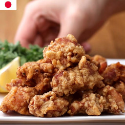 Japanese Popcorn Chicken (Karaage) Recipe by Tasty