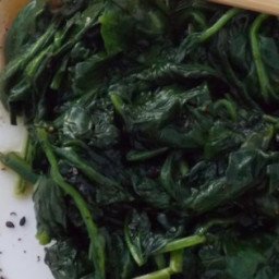 Japanese Spinach with Sweet Sesame Seeds Recipe