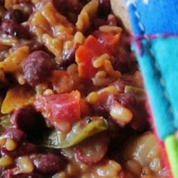 Jar Meal: Bean and Rice Fajita Casserole