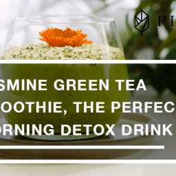 Jasmine Green Tea Smoothie, The Perfect Morning Detox Drink