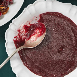 Jellied Cranberry Sauce with Hard Cider
