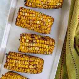 Jerk Rubbed Grilled Corn on the Cob