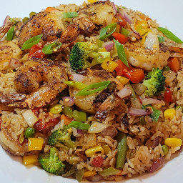 Jerk Shrimp Fried Rice Recipe