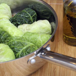 Jewish Stuffed Cabbage or Holishkes Features a Sweet-Sour Sauce
