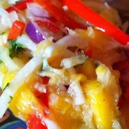 Jicama Mango Salad with Cilantro and Lime
