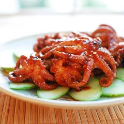 Jjukkumi Gui (Spicy Grilled Baby Octopus)