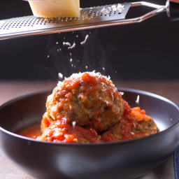 Juicy and Tender Italian-American Meatballs in Red Sauce