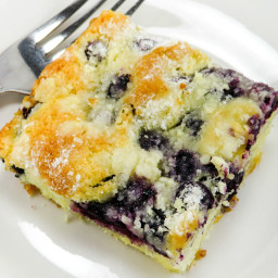 Juicy Blueberry Butter Cake!
