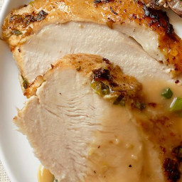 Juniper Brined Turkey With Asian Ginger Butter