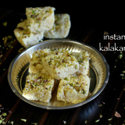 kalakand recipe | how to make instant kalanda recipe with milkmaid