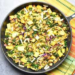 Kale and Mango Slaw with Chickpeas