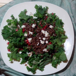 Kale and Quinoa Salad with Pomegranates