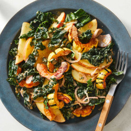 Kale and Squash Salad With Almond-Butter Vinaigrette