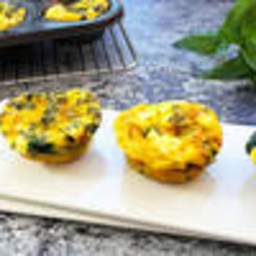 Kale and Sweet Potato Baked Frittata Cups