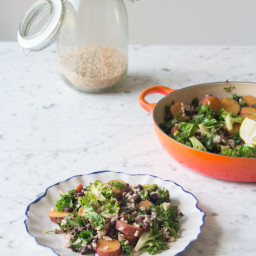 Kale and Sweet Potato Stir-Fry
