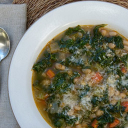Kale and White Bean Minestrone