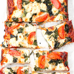 kale goat cheese pizza