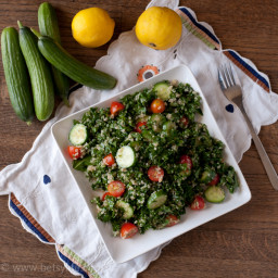 Kale Quinoa Tabbouleh Salad