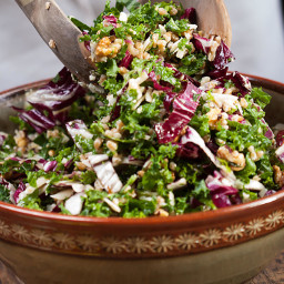 Kale-Radicchio Salad With Farro