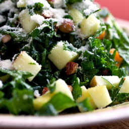 Kale Salad With Apples and Cheddar