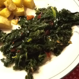 Kale with Garlic And Bacon