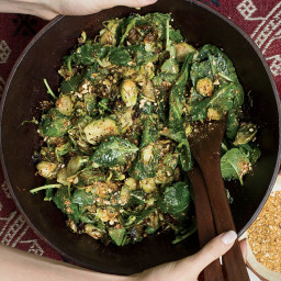 Kale–and–Brussels Sprout  Caesar Salad