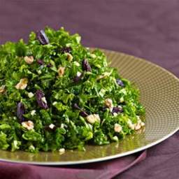 Kale Salad with Preserved Lemon and Walnuts