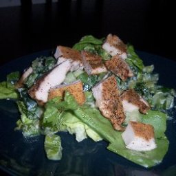 Katie's Cajun Chicken On A Cool Salad
