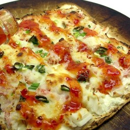 KB Crab Rangoon Flatbread Pizza