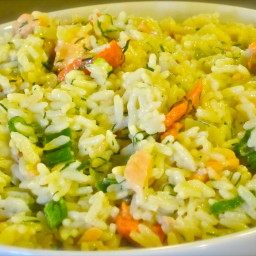 Kedgeree with Salmon/Smoked (One Pot Meals)