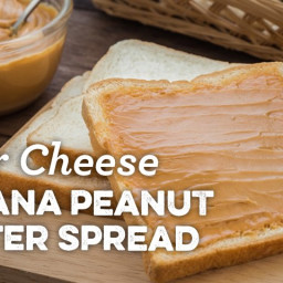 Kefir Cheese, Banana, Peanut Butter Spread