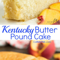 Kentucky Butter Sauce Pound Cake