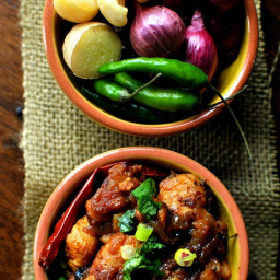 Kerala Style Chicken Chilli Roast